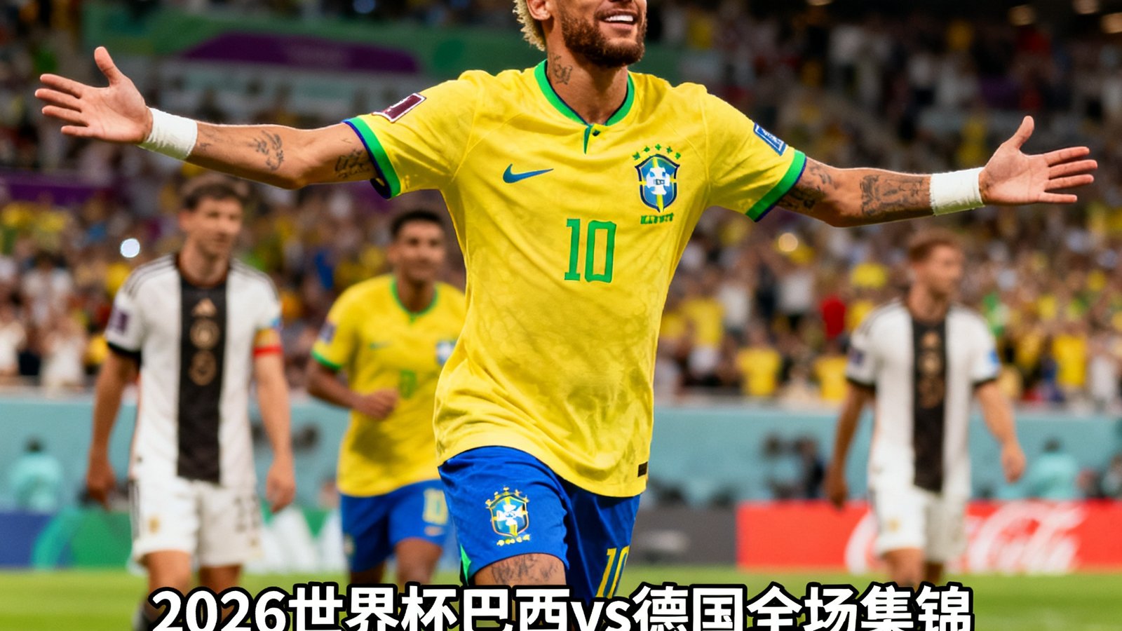 2026世界杯巴西vs德国全场集锦缩略图,包含内马尔庆祝